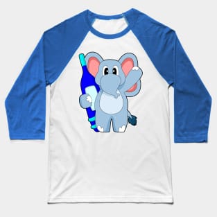 Elephant Doctor Fever thermometer Baseball T-Shirt